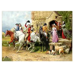 تابلو فرش طرح فرانسوی کد 1362