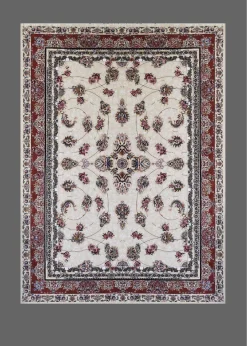 فرش برجسته رجال  تبریز طرح حصار صدفی