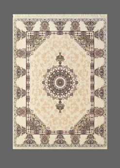 فرش برجسته رجال تبریز طرح ماهور صدفی