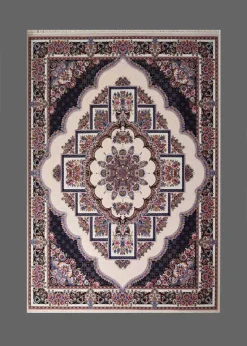 فرش برجسته رجال تبریز طرح ناردون صدفی