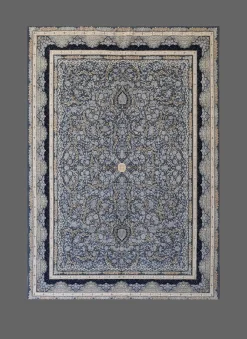 فرش برجشسته رجال سوین طرح لوتوس متالیک