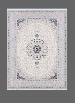 فرش برجسته رجال سوین طرح نائین کرم