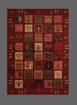 فرش برجسته رجال طرح بلوچ کد 81107