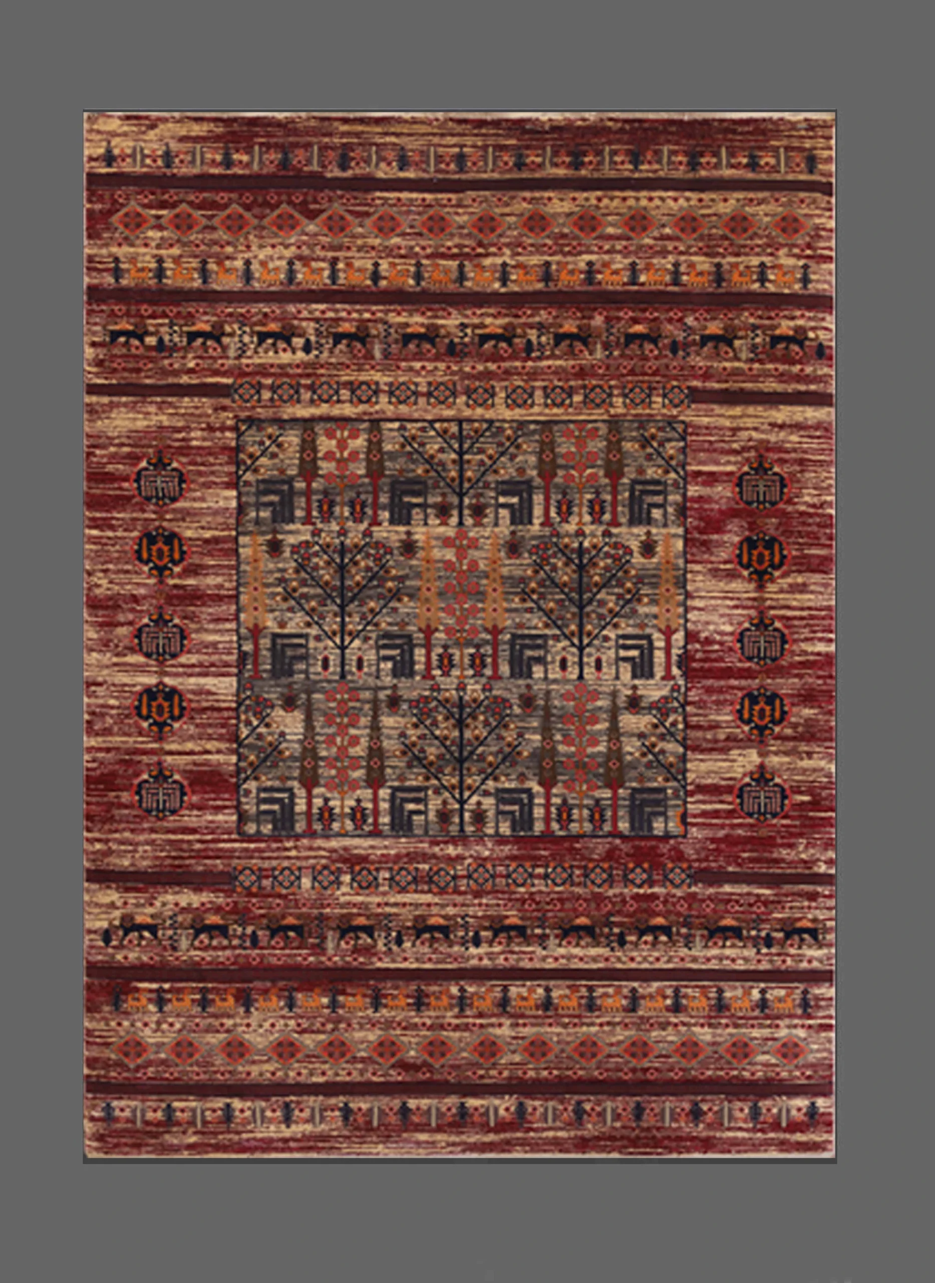 فرش برجسته رجال طرح بلوچ کد 81121