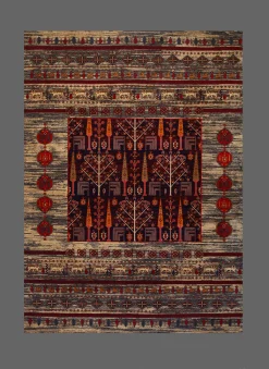 فرش برجسته رجال طرح بلوچ کد 81130