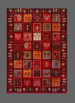 فرش برجسته رجال طرح بلوچ کد 81137