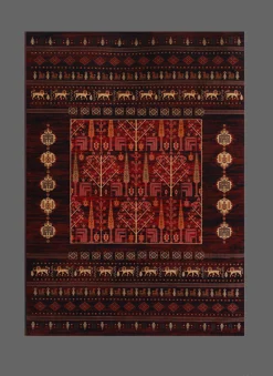 فرش برجسته رجال طرح بلوچ کد 81138