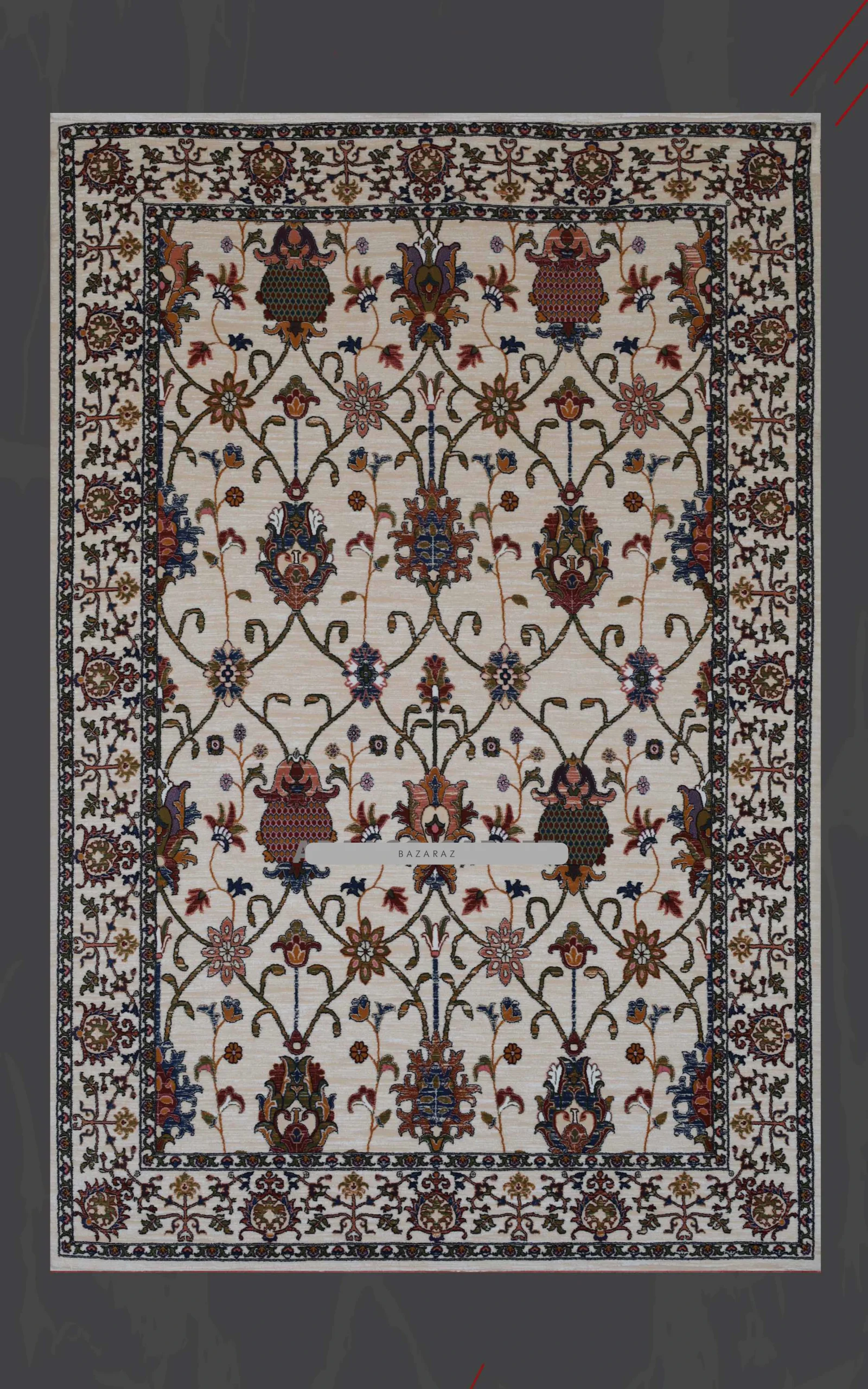 فرش برجسته رجال طرح سوپرانو کد 71000 