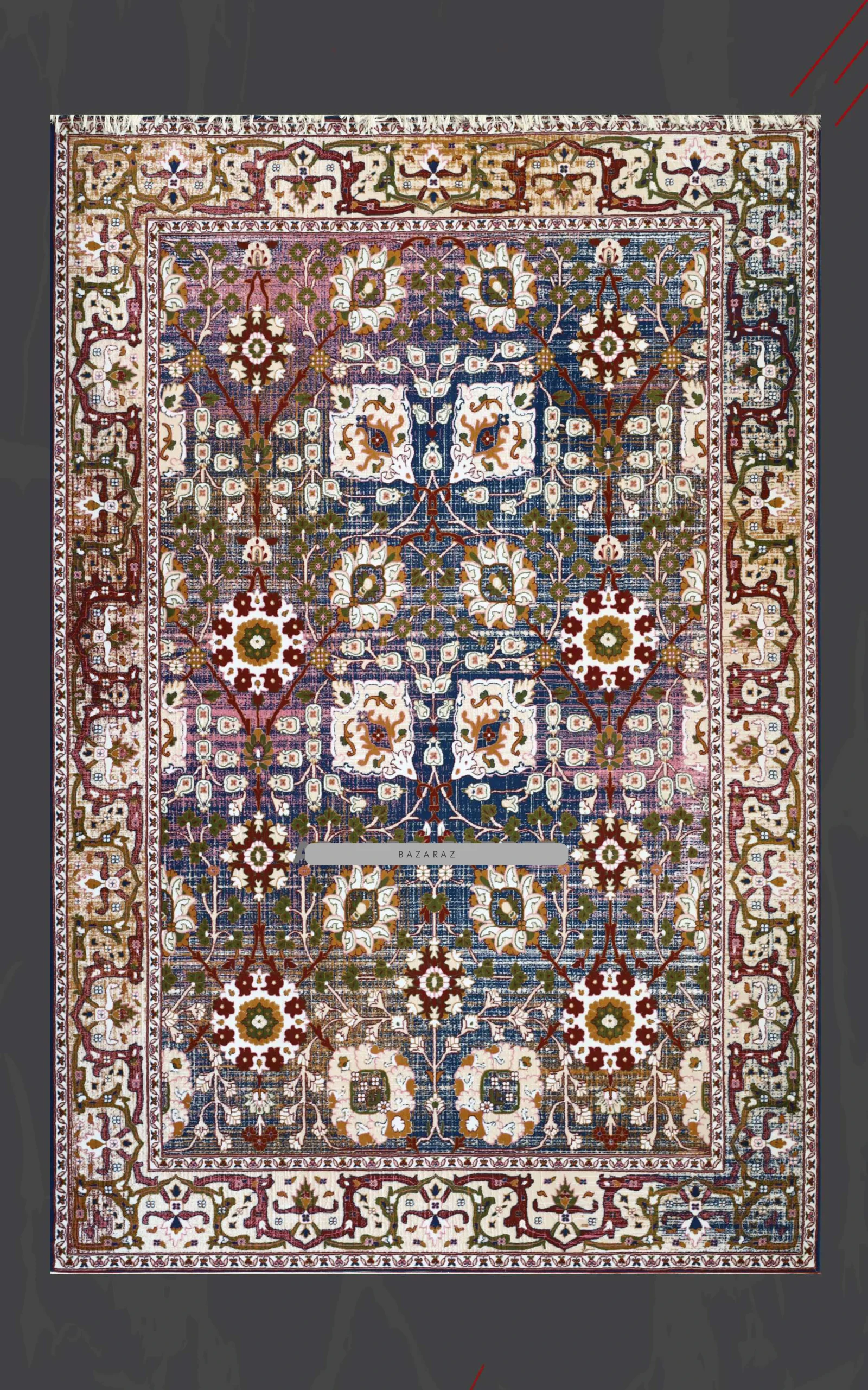 فرش برجسته رجال طرح سوپرانو کد 71121 