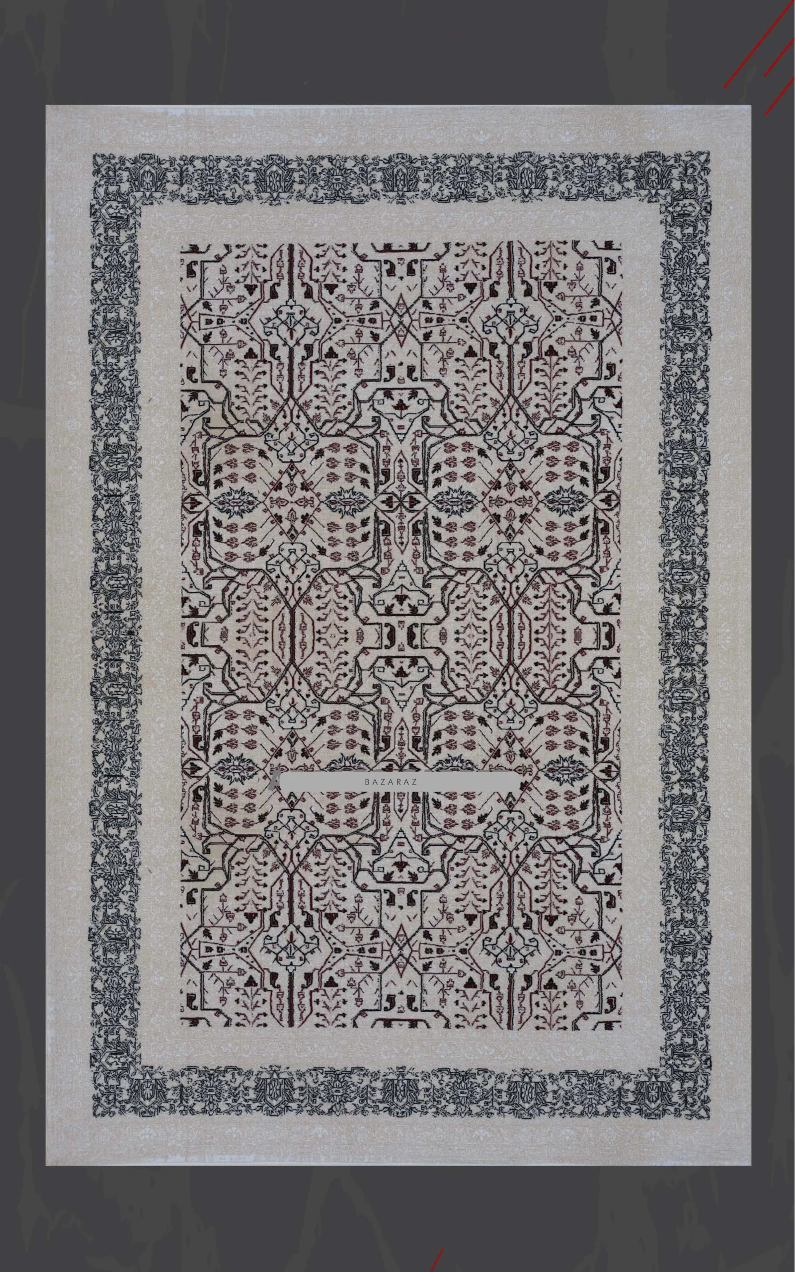 فرش برجسته رجال طرح سوپرانو کد 72003 