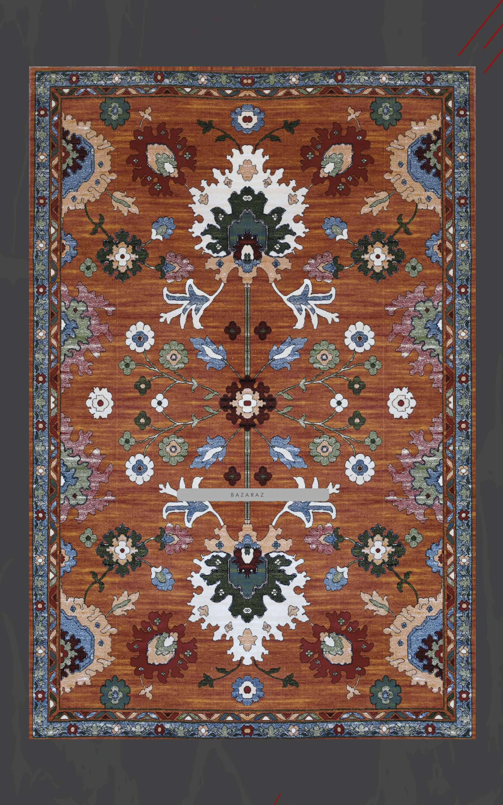 فرش برجسته رجال طرح سوپرانو کد 73001 